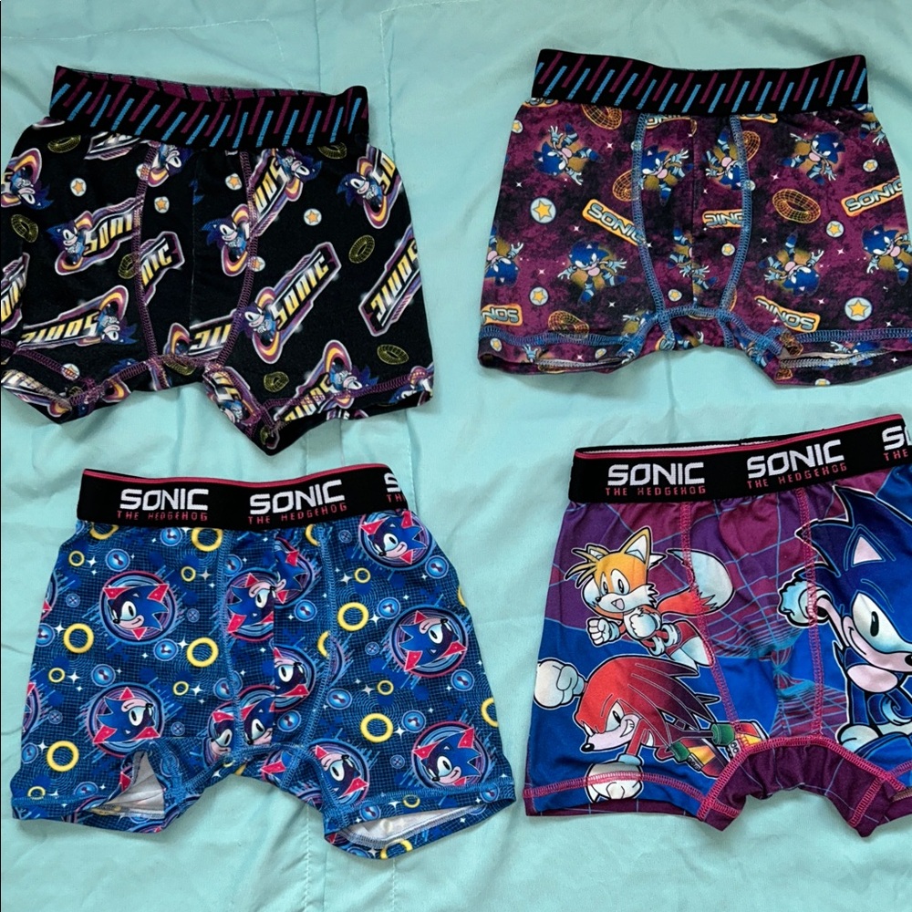 Sonic the Hedgehog Boys' Boxer Briefs Set
